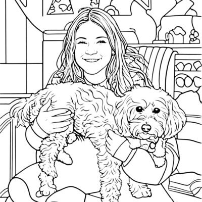 Turn ( 20 ) Photos to coloring Book